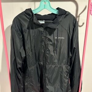 Columbia Black Jacket (with black fleece lining)